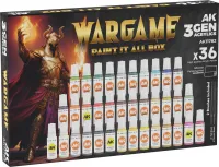 Photo de Ak Interactive Set de Peinture - Wargame Paint It All (36 Ref.)
