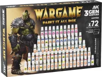 Photo de Ak Interactive Set de Peinture - Wargame Paint It All (72 Ref.)