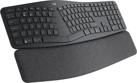 Photo de Clavier ergonomique sans fil Logitech K860 (Noir)
