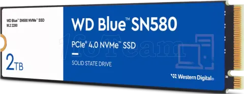 Photo de Disque SSD Western Digital Blue SN580 2To  - NVMe M.2 Type 2280