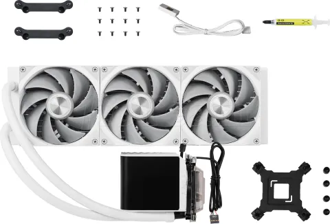 Photo de Kit Watercooling AIO Tryx Panorama - 360mm (Blanc)