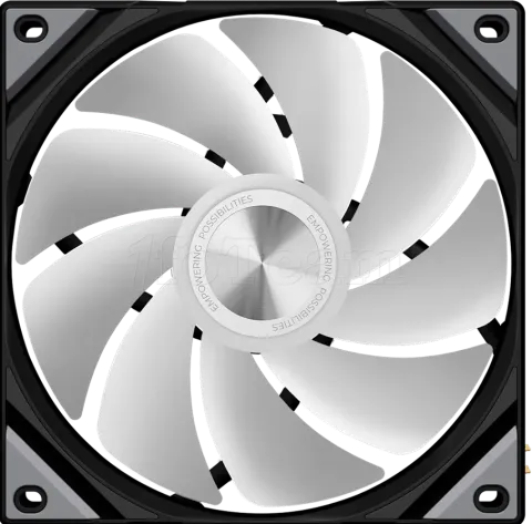 Photo de Lot de 3 Ventilateurs boitier Tryx Rota SL Reverse RGB - 12cm (Noir)