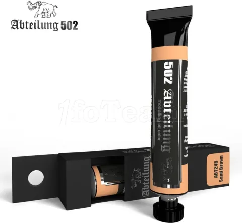 Photo de Abteilung 502 Tube de Peinture à l'Huile - Sand Brown (20 ml)