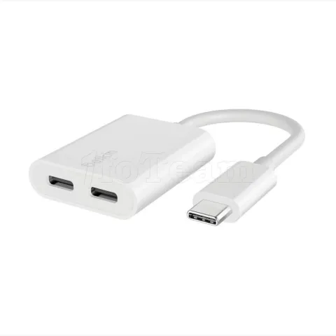 Photo de Adaptateur Audio Belkin RockStar USB-C (Blanc)