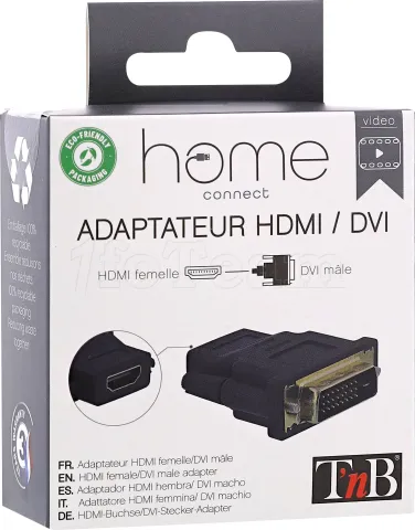 Photo de Adaptateur T'nB HDMI vers DVI-D F/M (Noir)