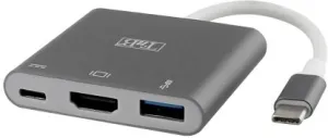 Photo de Adaptateur USB-C T'nB vers HDMI , 1x USB-A ,1x USB-C (Gris)