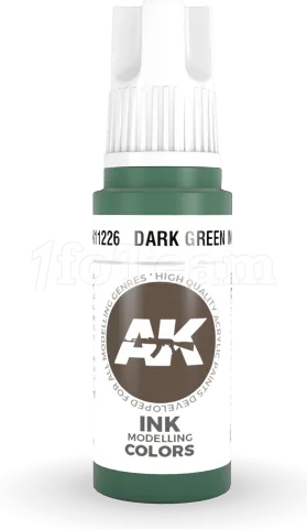 Photo de Ak Interactive  Pot de Peinture - Dark Green Ink (17 ml)