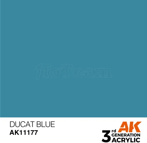 Photo de Ak Interactive  Pot de Peinture - Ducat Blue (17 ml)