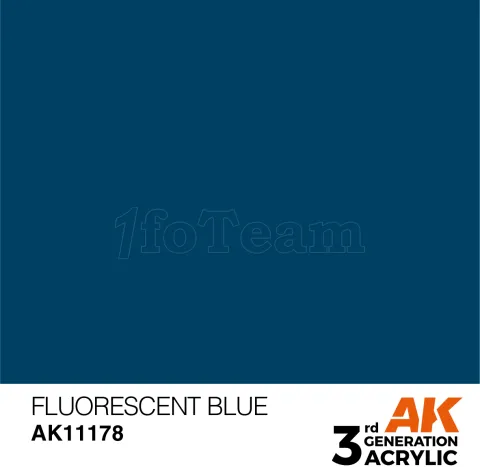 Photo de Ak Interactive  Pot de Peinture - Fluorescent Blue (17 ml)
