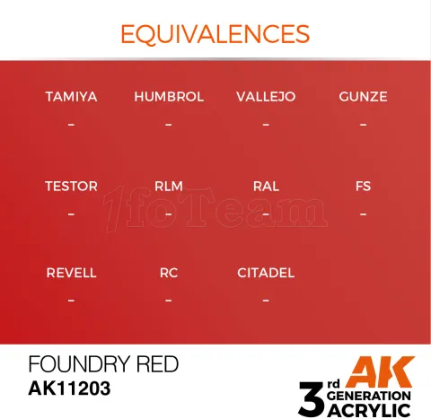 Photo de Ak Interactive  Pot de Peinture - Foundry Red (17 ml)