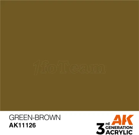 Photo de Ak Interactive  Pot de Peinture - Green-Brown (17 ml)