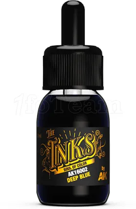 Photo de Ak Interactive Pot de Peinture - Inks Deep Blue (30 ml)