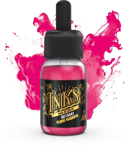 Photo de Ak Interactive  Pot de Peinture - Inks Fluor Magenta (30 ml)