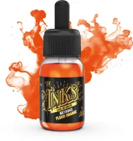 Photo de Ak Interactive  Pot de Peinture - Inks Fluor Orange (30 ml)