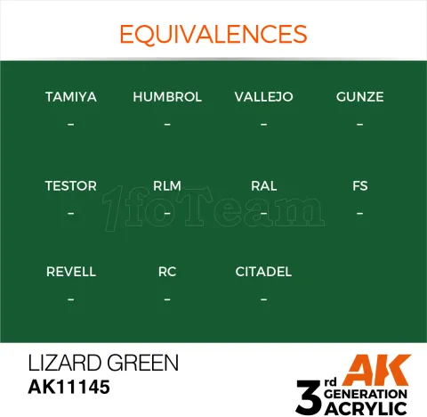 Photo de Ak Interactive  Pot de Peinture - Lizard Green (17 ml)