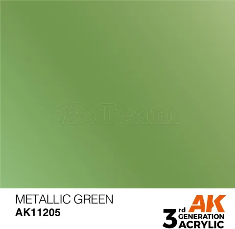 Photo de Ak Interactive  Pot de Peinture - Metallic Green (17 ml)