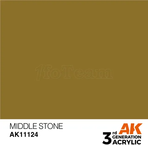 Photo de Ak Interactive  Pot de Peinture - Middle Stone (17 ml)