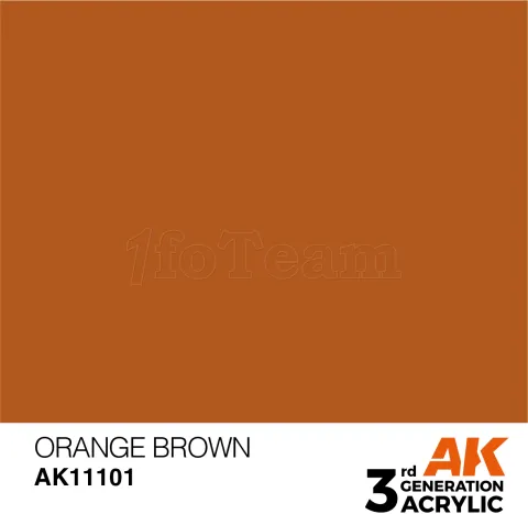 Photo de Ak Interactive  Pot de Peinture - Orange Brown (17 ml)