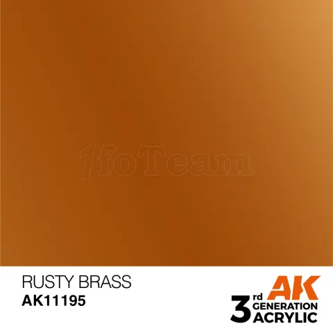 Photo de Ak Interactive  Pot de Peinture - Rusty Brass (17 ml)