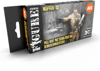 Photo de Ak Interactive Set de Peinture - Waffen Ss 44 Dot Uniform Colors 3G