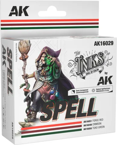 Photo de Ak Interactive Set de : The Inks - Spell (Set de 3 Ref.)