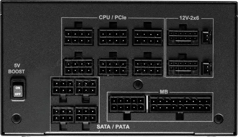 Photo de Alimentation ATX ASRock Phantom Gaming - 1300W (Noir)