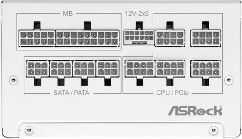 Photo de Alimentation ATX ASRock Steel Legend - 1000W (Blanc)