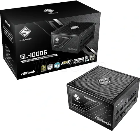 Photo de Alimentation ATX ASRock Steel Legend - 1000W (Noir)