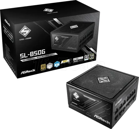 Photo de Alimentation ATX ASRock Steel Legend - 850W (Noir)