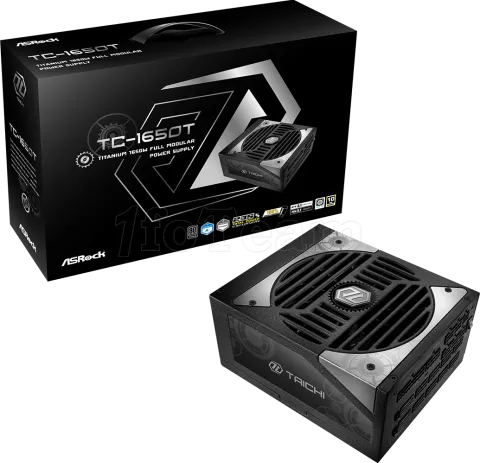 Photo de Alimentation ATX ASRock Taichi - 1650W (Noir/Argent)