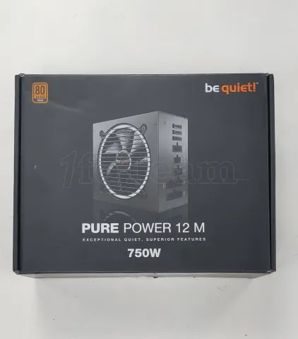 Photo de Alimentation ATX be quiet! Pure Power 12 M - 750W (Noir) - SN 343L4050003442 - ID 208941