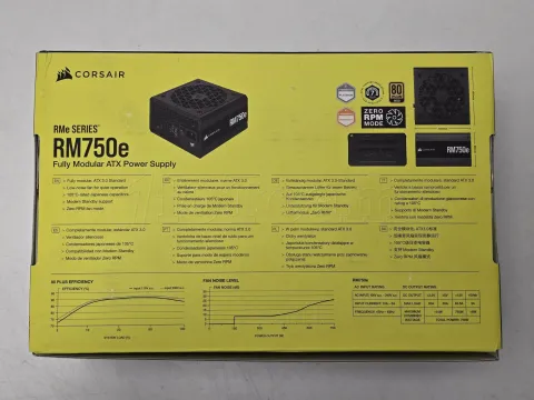 Photo de Alimentation ATX Corsair RMe v2 - 750W (Noir) - SN 23089804000013913204 - ID 213077