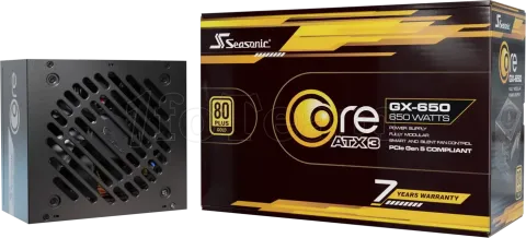 Photo de Alimentation ATX Seasonic Core GX V2 2024 - 650W (Noir)