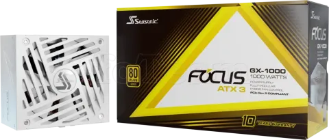 Photo de Alimentation ATX Seasonic Focus GX ATX 3 (2024) - 1000W (Blanc)