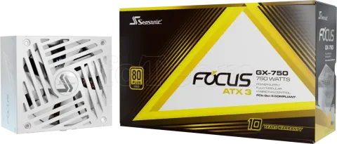 Photo de Alimentation ATX Seasonic Focus GX ATX 3 (2024) - 750W (Blanc)