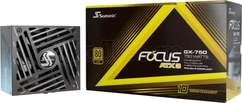 Photo de Alimentation ATX Seasonic Focus GX ATX 3 (2024) - 750W (Noir)