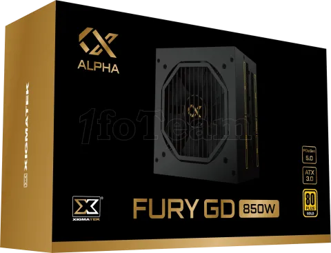 Photo de Alimentation ATX Xigmatek Fury GD - 850W (Noir) ATX 3.0