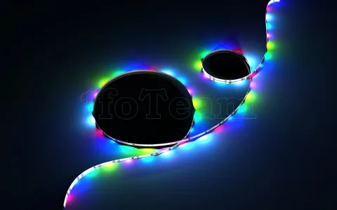 Photo de Bandeau LED connecté R-Music Cutable Strip RGB 5m