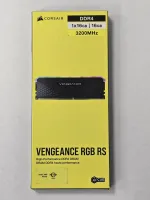 Photo de Barrette mémoire 16Go DIMM DDR4 Corsair Vengeance RS RGB  3200Mhz (Noir) - SN 214503128439299 - ID 211267