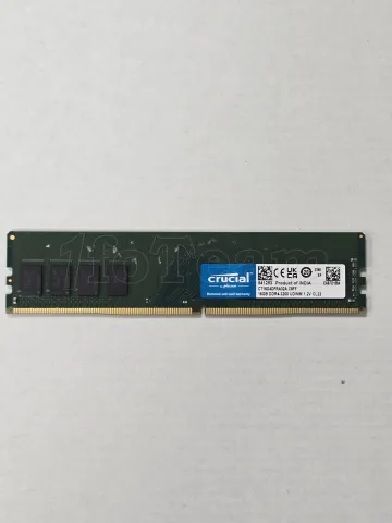 Photo de Barrette mémoire 16Go DIMM DDR4 Crucial  3200Mhz (Vert) - SN S802C1C2346E687D1BA - ID 211367