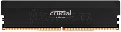 Photo de Barrette mémoire 16Go DIMM DDR5 Crucial Pro Overclocking 6400MHz (Noir)