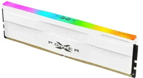 Photo de Barrette mémoire 16Go DIMM DDR5 Silicon Power XPower Zenith RGB 5600Mhz (Blanc)