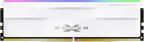 Photo de Barrette mémoire 16Go DIMM DDR5 Silicon Power XPower Zenith RGB 5600Mhz (Blanc)