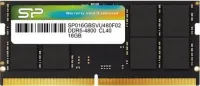 Photo de Barrette mémoire 16Go SODIMM DDR5 Silicon Power 4800Mhz (Noir)