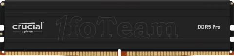 Photo de Barrette mémoire 24Go DIMM DDR5 Crucial Pro 6000MHz (Noir)