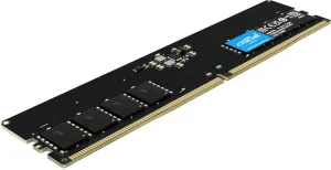 Photo de Barrette mémoire 32Go DIMM DDR5 Crucial 5200MHz (Noir)