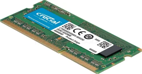 Photo de Barrette mémoire RAM SODIMM DDR3L 8Go Crucial PC12800 (1600MHz) pour Mac