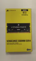 Photo de Barrette mémoire SODIMM DDR4 8Go Corsair Vengeance  3200Mhz (Noir) - SN A53DT3490039HG - ID 204631