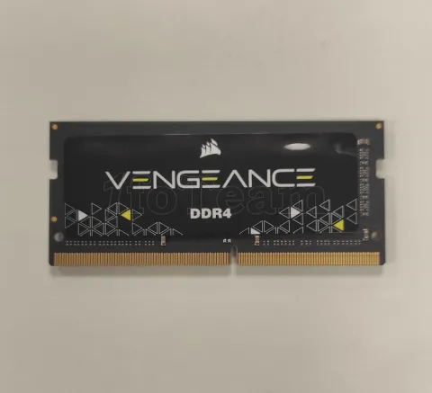 Photo de Barrette mémoire SODIMM DDR4 8Go Corsair Vengeance  3200Mhz (Noir) - SN A53DT3490039HG - ID 204631