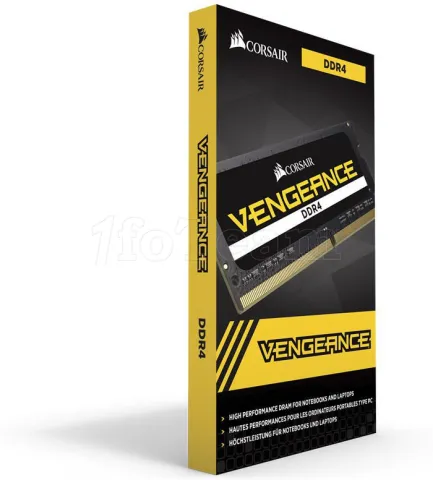 Photo de Barrette mémoire SODIMM DDR4 Corsair 2666Mhz 16Go (Noir)